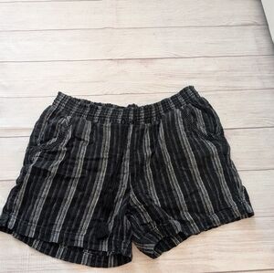 Briggs new York Women's Casual Black And Grey Shorts Size XL